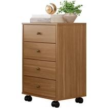 Mesa De Cabeceira 04 Gavetas Presence Amendola Touch