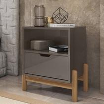 Mesa de Cabeceira 1 Gaveta 1 Nicho Antares Mesa de Cabeceira 1 Gaveta 1 Nicho Antares