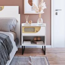 Mesa de Cabeceira 1 Gaveta 1 Nicho Apolo