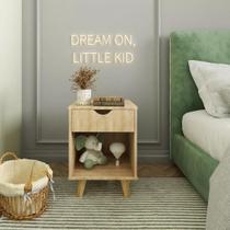 Mesa de Cabeceira 1 Gaveta 1 Nicho Bilbo