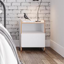 Mesa de Cabeceira 1 Gaveta - Cindy 45cm x 45cm x 58cm Mesa de Cabeceira 1 Gaveta - Cindy 45cm x 45cm x 58cm