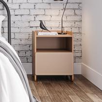 Mesa de Cabeceira 1 Gaveta - Cindy 45cm x 45cm x 58cm Mesa de Cabeceira 1 Gaveta - Cindy 45cm x 45cm x 58cm