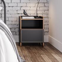 Mesa de Cabeceira 1 Gaveta - Cindy 45cm x 45cm x 58cm Mesa de Cabeceira 1 Gaveta - Cindy 45cm x 45cm x 58cm