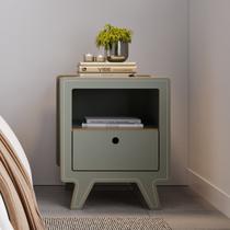 Mesa de Cabeceira 1 Gaveta - Janis A 58cm x C 48cm x P 45cm Mesa de Cabeceira 1 Gaveta - Janis A 58cm x C 48cm x P 45cm