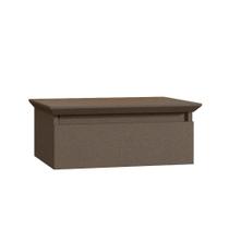 Mesa de Cabeceira 1 Gaveta Paris MDF e MDP Platinum - Mavaular