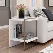 Mesa de Cabeceira 100% MDF com Metalon Infinity