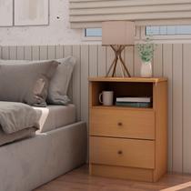 Mesa de Cabeceira 2 Gavetas 1 Nicho Irlanda Mesa de Cabeceira 2 Gavetas 1 Nicho Irlanda