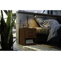 Mesa de Cabeceira 2 Gavetas 1 Nicho Plus Mesa de Cabeceira 2 Gavetas 1 Nicho Plus