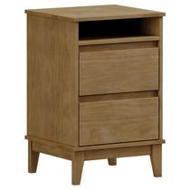 Mesa De Cabeceira 2 Gavetas 43 cm 2800 Freijo Milani Store