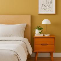 Mesa de Cabeceira 2 Gavetas 59,7x50cm Alana Mesa de Cabeceira 2 Gavetas 59,7x50cm Alana