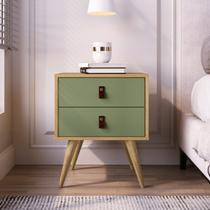 Mesa de Cabeceira 2 Gavetas Amber Mesa de Cabeceira 2 Gavetas Amber