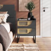 Mesa de Cabeceira 2 Gavetas Apolo