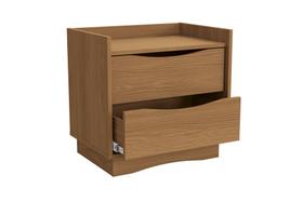 Mesa De Cabeceira 2 Gavetas Canela Kappesberg Cor Marrom Mesa De Cabeceira 2 Gavetas Canela Kappesberg Cor Marrom