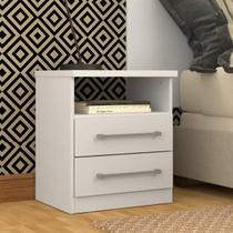 Mesa de Cabeceira 2 Gavetas CM24 Econômica