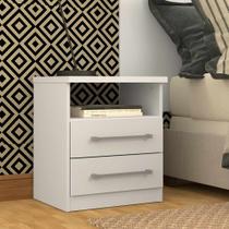 Mesa de Cabeceira 2 Gavetas CM24 Linha Mesa de Cabeceira Emovell