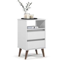 Mesa de Cabeceira 2 Gavetas com Nicho Aroma Mesa de Cabeceira 2 Gavetas com Nicho Aroma