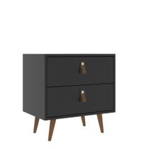 Mesa de Cabeceira 2 Gavetas com Pés Pádua J Carvalho