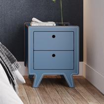 Mesa de Cabeceira 2 Gavetas - Janis 48cm x 45cm x 58cm