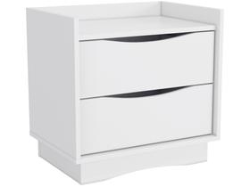 Mesa de Cabeceira 2 Gavetas Kansas Kappesberg