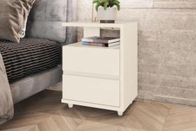 Mesa de Cabeceira 2 Gavetas Lacy