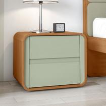 Mesa de Cabeceira 2 Gavetas Loop - Móveis Lopas Mesa de Cabeceira 2 Gavetas Loop - Móveis Lopas