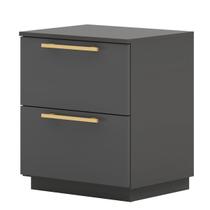 Mesa de Cabeceira 2 Gavetas MDP Debai Mesa de Cabeceira 2 Gavetas MDP Debai