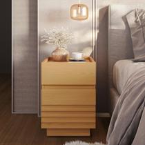 Mesa de Cabeceira 2 Gavetas Samambaia CabeCasa MadeiraMadeira Carvalho