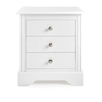 Mesa de Cabeceira 3 Gavetas 58,4cm X 50cm Louise Mesa de Cabeceira 3 Gavetas 58,4cm X 50cm Louise
