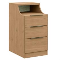 Mesa de Cabeceira 3 Gavetas Elegance Mesa de Cabeceira 3 Gavetas Elegance