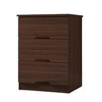 Mesa De Cabeceira 3 Gavetas Londres - Móveis Europa