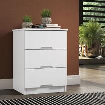 Mesa de Cabeceira 3 Gavetas Londres Móveis Europa