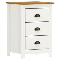 Mesa De Cabeceira 3 Gavetas Madeira Maciça Mazzaro F06 Branco Freijó - Lyam Decor Mesa De Cabeceira 3 Gavetas Madeira Maciça Mazzaro F06 Branco Freijó - Lyam Decor