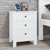 Mesa de Cabeceira 3 Gavetas Maggiore New