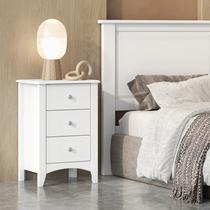 Mesa de Cabeceira 3 Gavetas - Olivia Mesa de Cabeceira 3 Gavetas - Olivia