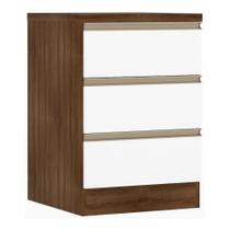 Mesa de cabeceira 3 gavetas Prime Plus Luciane