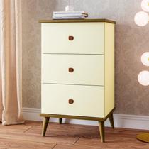 Mesa de Cabeceira 3 Gavetas Ravi Mesa de Cabeceira 3 Gavetas Ravi