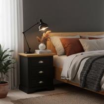 Mesa de Cabeceira 3 Gavetas Toledo