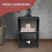 Mesa de Cabeceira 3 Prateleiras Branca - Kelan