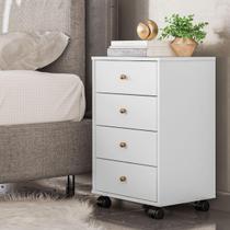 Mesa de Cabeceira 4 Gavetas Office Presence-Demóbile