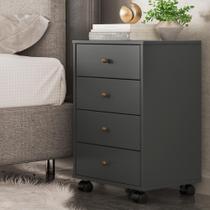 Mesa de Cabeceira 4 Gavetas Presence