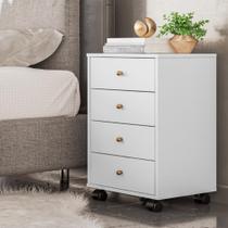 Mesa de Cabeceira 4 Gavetas Presence