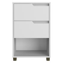 Mesa De Cabeceira 45cm Com 2 Gavetas Multimóveis Mesa De Cabeceira 45cm Com 2 Gavetas Multimóveis