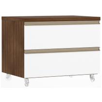 Mesa de cabeceira 60cm 4 rodizios Prime Plus Luciane