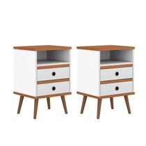 Mesa de Cabeceira Alan Conjunto Decorativo