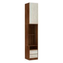 Mesa De Cabeceira Alta Direito 40Cm Prime Dourado C/ Legno C