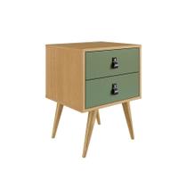 Mesa de Cabeceira Amber 2 GV Savana e Alecrim Mesa de Cabeceira Amber 2 GV Savana e Alecrim