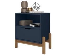 Mesa de Cabeceira Antares Azul Cobalto - Casa D
