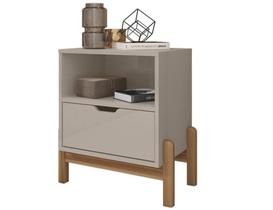 Mesa de Cabeceira Antares Off White - Casa D Mesa de Cabeceira Antares Off White - Casa D