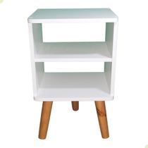 Mesa De Cabeceira Apoio Cama Retrô Pé Palito Decoração Quarto