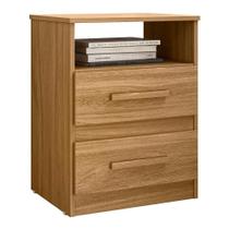 Mesa de Cabeceira Apolo 2 Gavetas - Moval